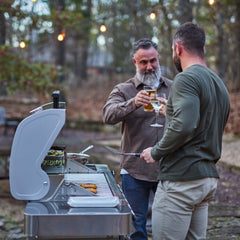 Monument Grills 77352 | Full Stainless Propane Gas Grill with Free Rotisserie Kit