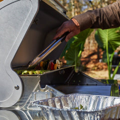 Monument Grills 77352 | Full Stainless Propane Gas Grill with Free Rotisserie Kit