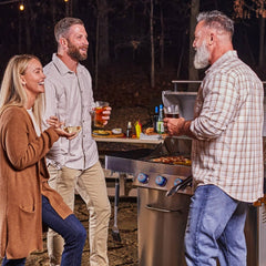 Monument Grills 77352 | Full Stainless Propane Gas Grill with Free Rotisserie Kit