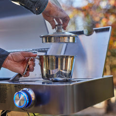 Monument Grills 77352 | Full Stainless Propane Gas Grill with Free Rotisserie Kit