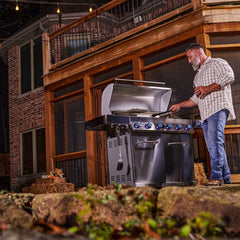 Monument Grills 77352 | Full Stainless Propane Gas Grill with Free Rotisserie Kit