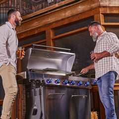 Monument Grills 77352 | Full Stainless Propane Gas Grill with Free Rotisserie Kit