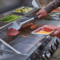 Monument Grills 77352 | Full Stainless Propane Gas Grill with Free Rotisserie Kit