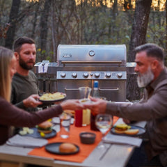 Monument Grills 77352 | Full Stainless Propane Gas Grill with Free Rotisserie Kit