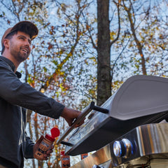 Monument Grills 77352 | Full Stainless Propane Gas Grill with Free Rotisserie Kit