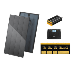 BougeRV 12V 800W High Watt Rigid Solar System Kit TH-ISE240-2
