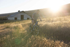 26' Step Over Electric Mountain Bike - Blue