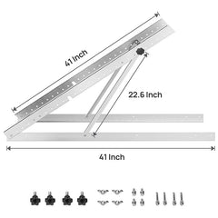 41in Solar Panel Tilt Mount Brackets（Upgraded Version) ISE151