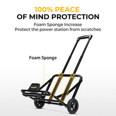 BougeRV Folding Hand Truck for Portable Power Sations ISE186