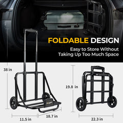 BougeRV Folding Hand Truck for Portable Power Sations ISE186