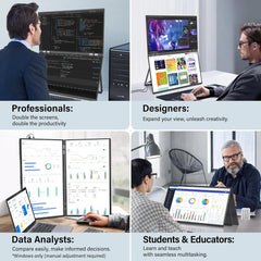 InnoView Foldable 23.8" Dual Monitor-INVPM609 PM609