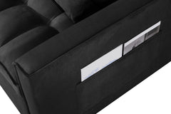 Pull Out Couch Bed-3 in 1 Convertible Sofa Bed, Upgraded wear-resistant suede fabric  Sleeper Chair Bed, Lounge Sleeper Sofa with Pullout Sofabed for Small Space Apartment Bedroom Living Room