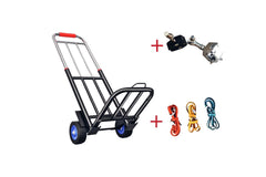 Beecool Bikes Heavy-Duty 165 Pound (lb) Capacity Aluminum Folding Hand Truck (Ebike Linkage Included) BC-Hand Truck