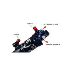 Beecool Bikes BeeCool DNM Advanced Rear Shock For Upgrade BC-DNM UPG Absorber-165-Adv BC-DNM UPG Absorber-165-Ran