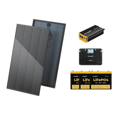 BougeRV 12V 600W High Watt Rigid Solar System Kit TH-ISE239-2