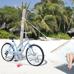 7 Speed Bicycles,  Multiple Colors 26'Inch  Beach Cruiser Bike