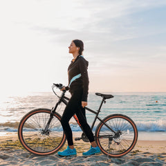 A27301 27.5 Inch Mountain Bike for Adults, Durable High Carbon Steel Frame, Disc Brakes, Stylish Brown Edge Tires, Ideal for Commuting and Outdoor Exploration