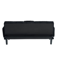 Minimalist style, straight-line corduroy sofa suitable for sitting and lying in the living room and bedroom