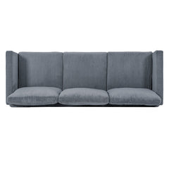Modern L-Shaped Sectional Sofa with Padded Cashmere Upholstery – Space-Saving Design for Living Rooms & Apartments, Easy Assembly, Grey