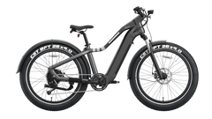 26' Step Over Electric Mountain Bike - Black