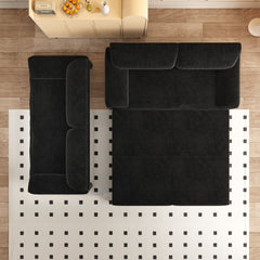 66' Queen Pull Out Sofa Bed, 3-in-1 Convertible Sleeper Sofa with Side Storage,Multi-Functional Velvet Loveseat Bed for Living Room,Bedroom,Apartment,Office.(Old Sku:W1885P214784;New Sku:W1885S00222)