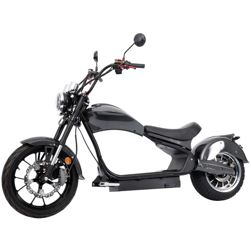 SoverSky 4000w-45MPH SoverSky MH3 Lithium Chopper Scooter Electric Motorcycle