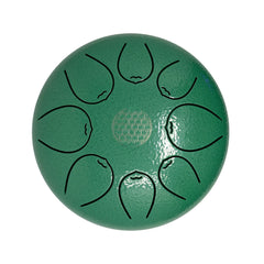 Rare Earth Gallery 20cm Pentatonic Steel Singing Drum - Metal Green W03M-HL