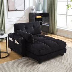 UNITED WE WIN Sleeper Sofa Couch Bed,Oversized Chaise Lounge Chair Cozy Cloud Couch