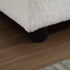 [VIDEO provided][New] Cloud Style Sofa, Teddy Velvet Fabric, Comfy Padded Cloud Couch for Living Room, Apartment