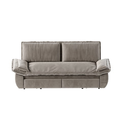 73.2' Queen Pull Out Sofa Bed,3-in-1 Convertible Sleeper Sofa,Multi-Functional Velvet Loveseat Bed,Grey(Old Sku:W1885S00051;New Sku:W1885S00229)
