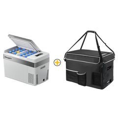 BougeRV 12V 30 Quart (28L) Portable Car Fridge