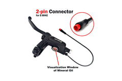 Beecool Bikes Upgraded 4-Pistons E-Bike Electric Power-Off Hydraulic Brake Set 1 Pair