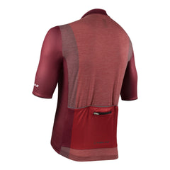2024 Nalini WOOL Men's Cycling Jersey (Red) S-3XL