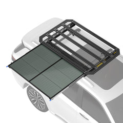 BougeRV Modular Roof Rack Platform with Slidable Solar Panel Bracket R0206-00024-BK