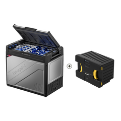 BougeRV Rocky 81QT Dual Zone 12V Portable Fridge