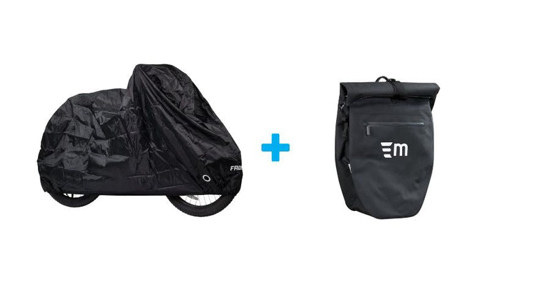 Magnum Bikes Essential E-Bike Storage Bundle by Magnum (Cover + Pannier)