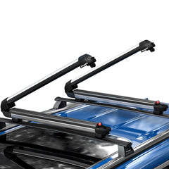 BougeRV Lockable T Slot Ski & Snowboard Racks (Only Fits Crossbars with T-Track)