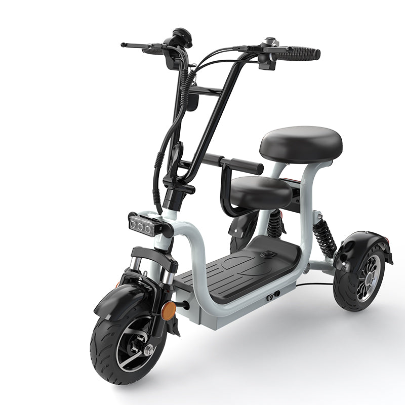 Scoot Motion CC3 Design Mini Electric Scooter - 3 Wheels, 400/800W Power, Elegance and Mobility