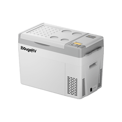 BougeRV CRPRO30 30 Quart 12V Portable Car Fridge Freezer White