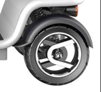 Scoot Motion Complete front and rear wheel for 4-wheel Cargo D16 scooter