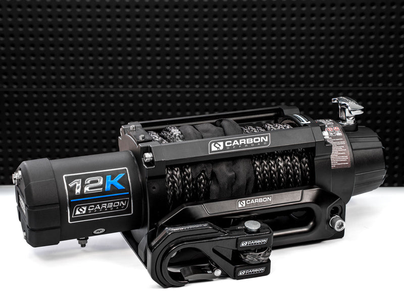 Carbon Offroad USA Carbon 12K - 12000lb Winch V3 CW-12KV3