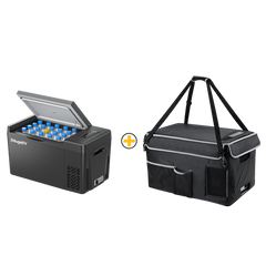 BougeRV 12V 23 Quart Portable Fridge Black For Travel