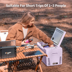 BougeRV 12V 23 Quart Colorful Purple Portable Fridge