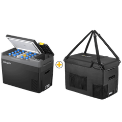 BougeRV CRPRO30 30 Quart 12V Portable Car Fridge Freezer