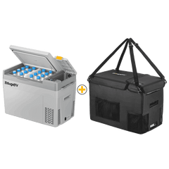 BougeRV CRPRO30 30 Quart 12V Portable Car Fridge Freezer White