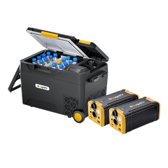 BougeRV CRX2 31QT Battery Powered Insulated Dual-Zone Portable Fridge E0401-03021
