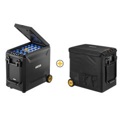 BougeRV ASPEN 50 PRO 53QT Dual Zone 12V Portable Refrigerator E0401-05105
