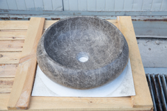 Emperador Brown Natural Stone Marble Vessel Sink Polished  (D)16" (H)6"