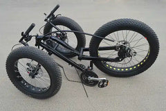 eMobilityStar Fat Tire Folding Electric Recumbent Tricycle EMS-FTREC100