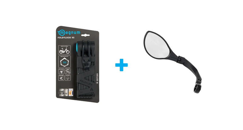 Magnum Bikes FoldyLock Compact Security & Visibility Kit: E-Bike Safety Bundle foldylock_safety_bundle